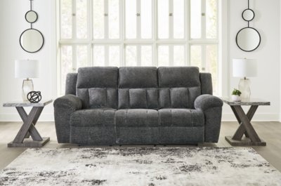 Frohn Manual Reclining Sofa, Graphite