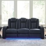Fyne-Dyme Dual Power Reclining Sofa, Sapphire