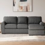 Gardiner Sofa Chaise, Pewter