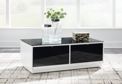 Gardoni Coffee Table, White/Black