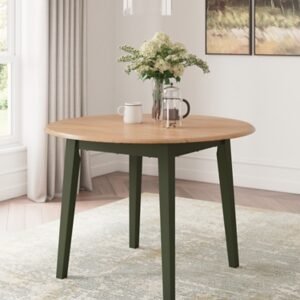 Gesthaven Dining Drop Leaf Table, Natural/Green, Wood