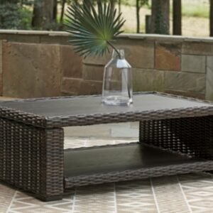 Grasson Lane Outdoor Coffee Table, Brown