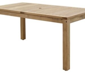 Guam Outdoor Rectangular Teak Table , Brown