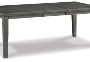 Hallanden Extendable Dining Table, Gray, Wood