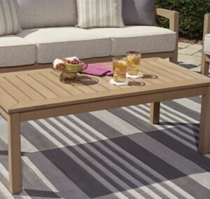 Hallow Creek Outdoor Coffee Table, Driftwood