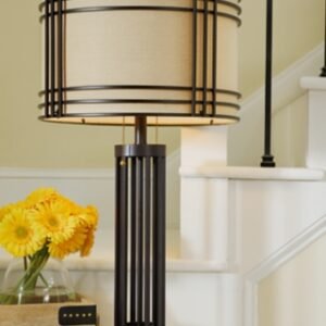 Hanswell Table Lamp, Dark Brown