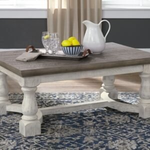 Havalance Coffee Table, Gray/White