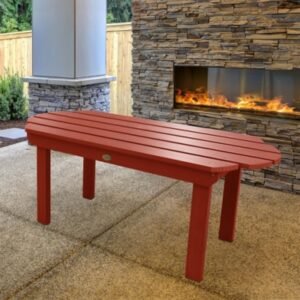 Highwood USA Westport Coffee Table, Rustic Red