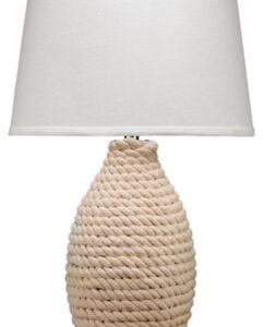 Home Accents Rope Table Lamp, Cream