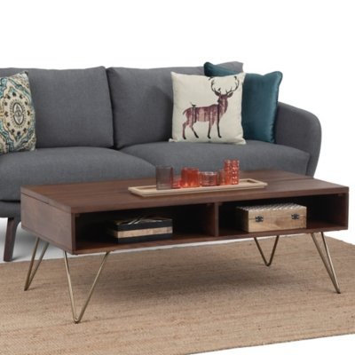 Hunter Coffee Table with Lift Top, Umber Brown