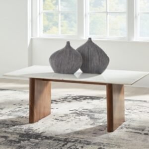 Isanti Coffee Table, Light Brown/White