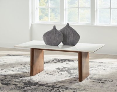 Isanti Coffee Table, Light Brown/White