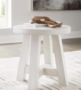 Jallison End Table, Off White