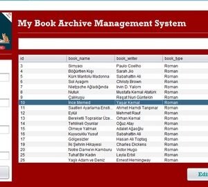 Java GUI (Java Swing - MySQL) Book Management System Project