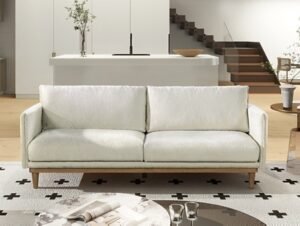 Jennifer Taylor home Haven Sofa, Marled Gray