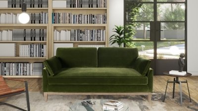 Jennifer Taylor home Pasadena Sofa, Olive Green