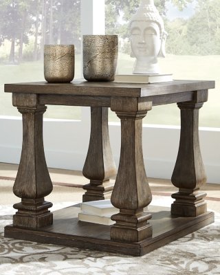 Johnelle End Table, Gray