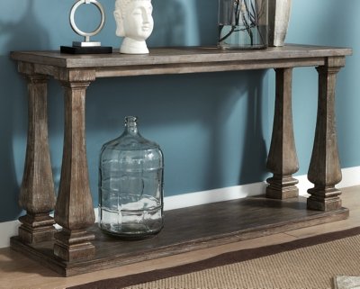 Johnelle Sofa Table, Gray