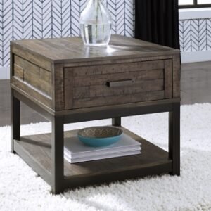 Johurst End Table, Grayish Brown