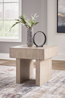 Jorlaina End Table, Light Grayish Brown