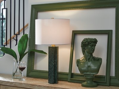 Keegan Table Lamp, Green