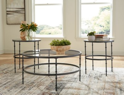 Kellyco Table (Set of 3), Gunmetal