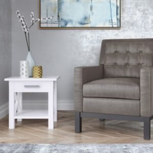 Kitchener End Table, White