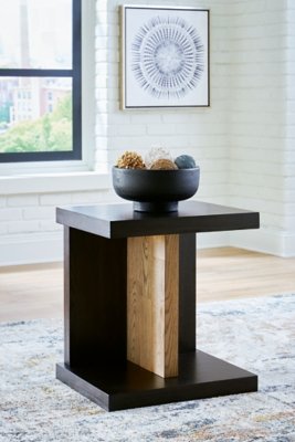 Kocomore Chairside End Table, Brown/Natural