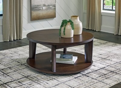 Korestone 2 Coffee Table, Dark Brown