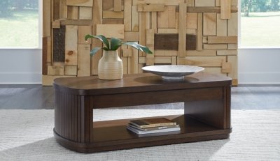 Korestone Lift-Top Coffee Table, Dark Brown