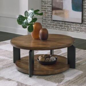 Kraeburn Coffee Table, Brown/Black