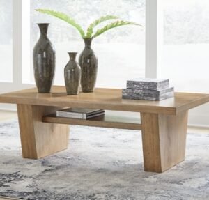 Kristiland Coffee Table, Light Brown