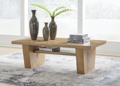 Kristiland Coffee Table, Light Brown
