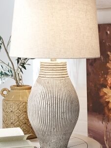 Layal Table Lamp, Beige