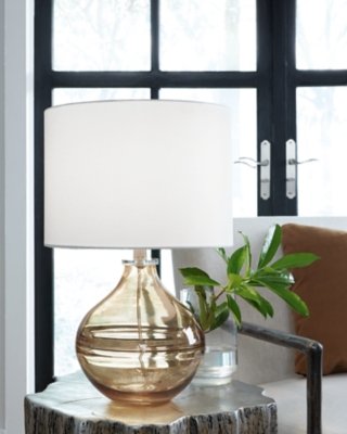 Lemmitt Table Lamp, Amber