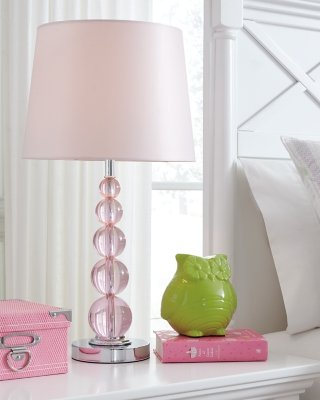 Letty Table Lamp, Pink