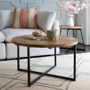Linon Celia Coffee Table, Black