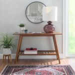 Linon Charlotte Console Table, Walnut