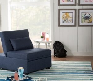 Linon Grayson Sofa Bed, Blue