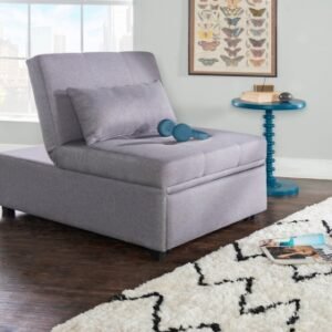 Linon Grayson Sofa Bed, Light Gray