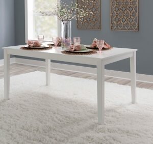 Linon Kylie Dining Table, White