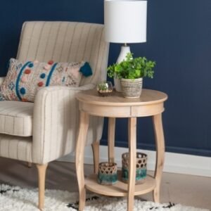 Linon Miller Side Table, Natural