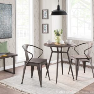 LumiSource Clara Dinette Table , Brown