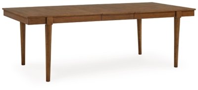 Lyncott Dining Extension Table, Brown, Wood