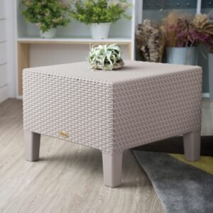 Magnolia Outdoor End Table, Gray