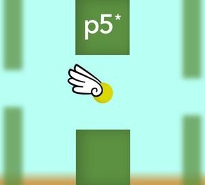 Make A Flappy Bird Game using JavaScript & P5.js framework