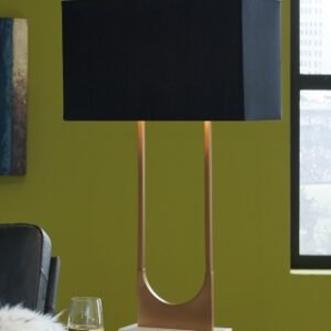Malana Table Lamp, Brass Finish