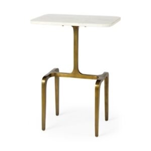 Mercana Preston Accent Table, White