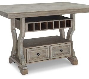 Moreshire Counter Height Dining Table, Bisque, Wood