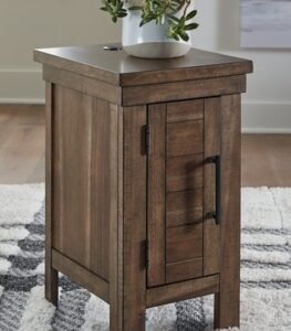 Moriville Chairside End Table, Grayish Brown